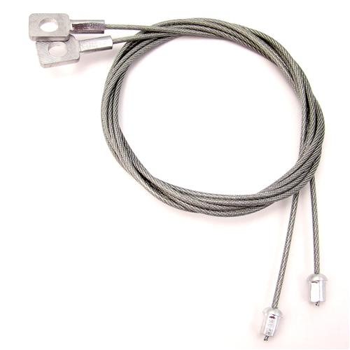 (image for) LATE 90-91 CONVERTIBLE TOP 38-3/8" SIDE TENSION CABLES - Click Image to Close