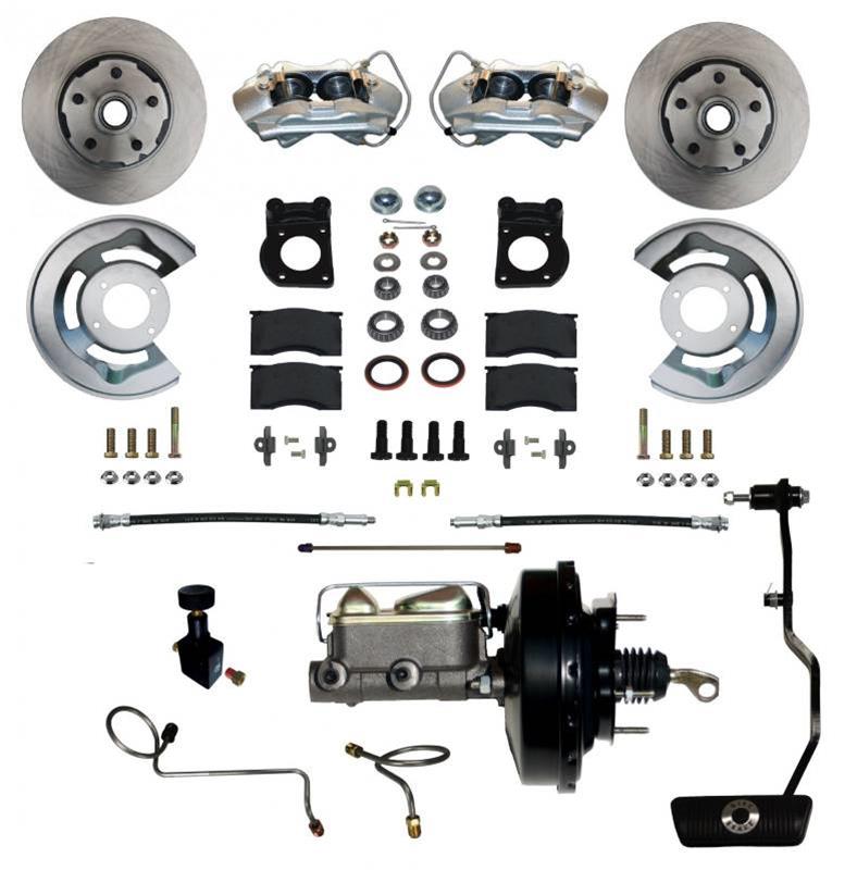 (image for) 67-69 V8 POWER DISC BRAKE CONVERSION KIT, FOR AUTOMATIC OR CABLE - Click Image to Close