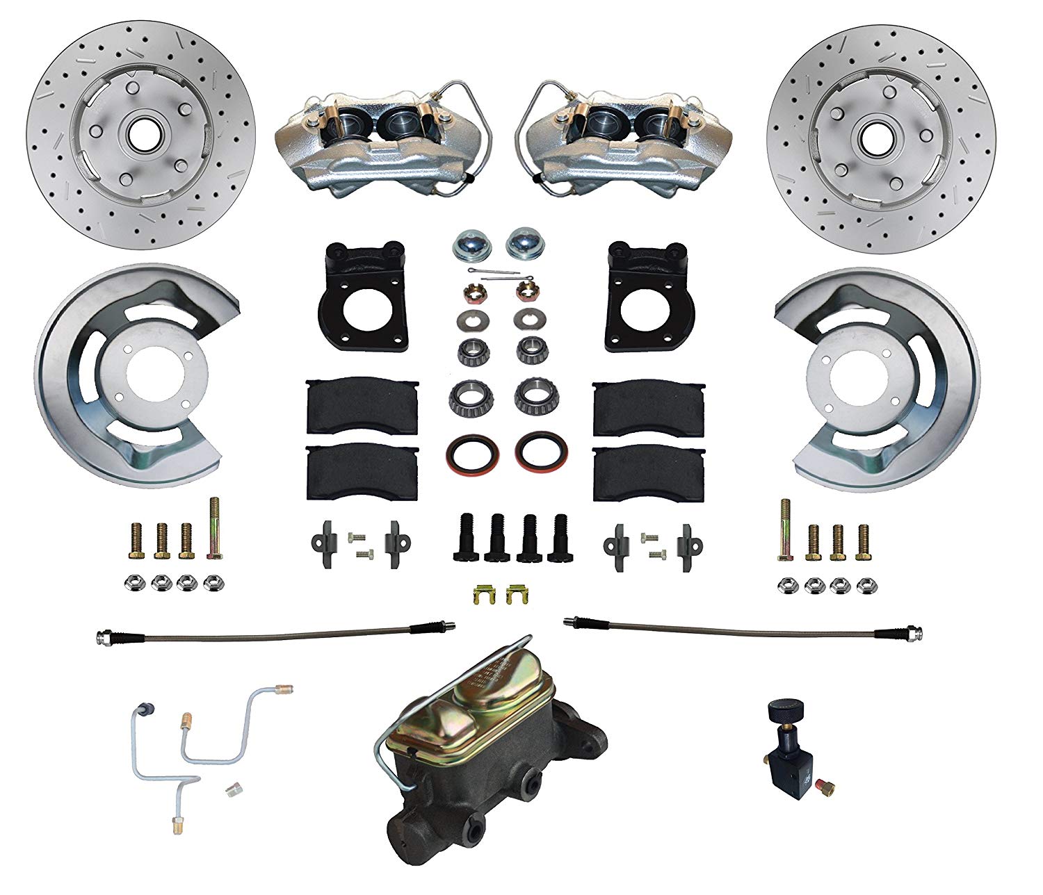 (image for) 71-73 MUSTANG DISC BRAKE CONVERSION KIT, NON-POWER - Click Image to Close