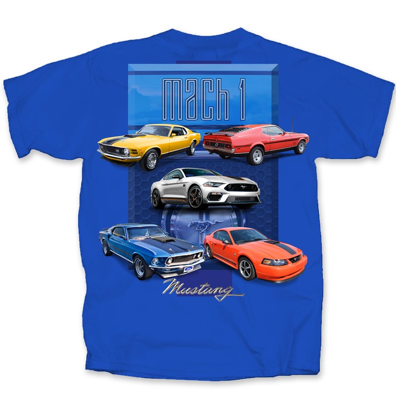 (image for) T-SHIRT, MUSTANG MACH 1 1970-2004, SMALL - Click Image to Close