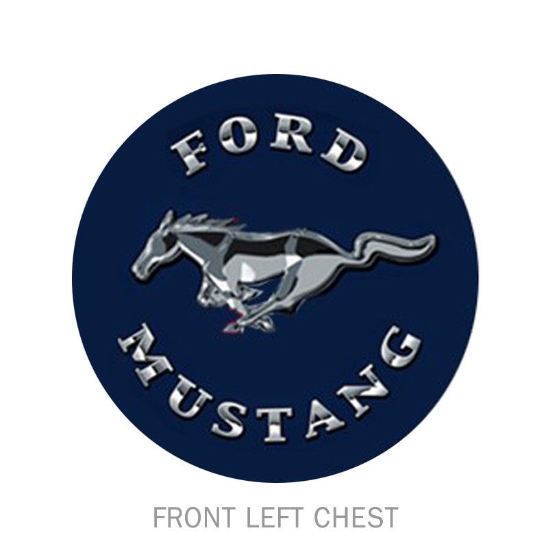 (image for) T-SHIRT - FORD CHROME TRIBAR LOGO - XLARGE - Click Image to Close