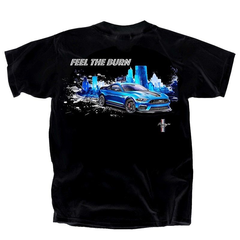 (image for) T-SHIRT, FEEL THE BURN, BLACK, LARGE