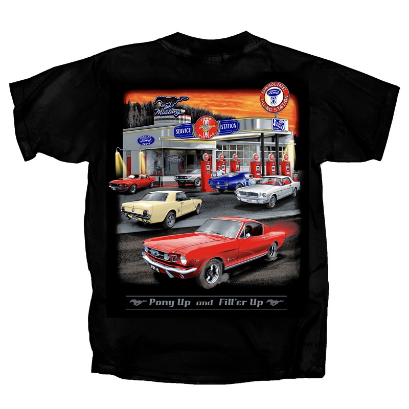 (image for) MUSTANG SUNSET SERVICE STATION, XL - Click Image to Close