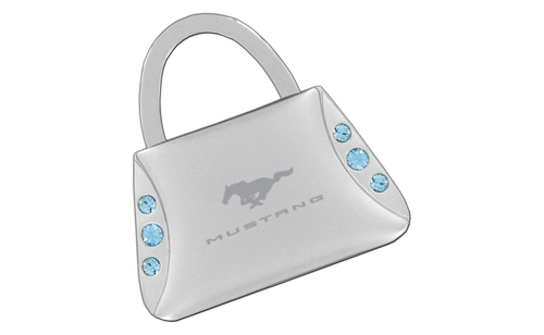 (image for) MUSTANG BLOCK - PURSE SHAPE KEY CHAIN - BLUE
