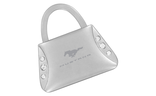 (image for) MUSTANG BLOCK - PURSE SHAPE KEY CHAIN - CLEAR