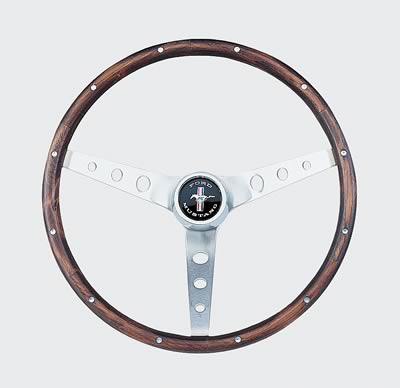 (image for) 15" GRANT STEERING WHEEL - WOOD - Click Image to Close