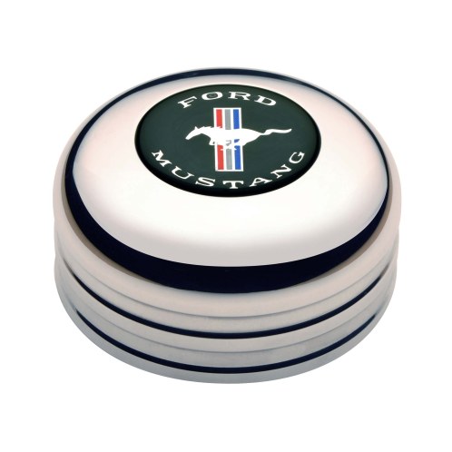 (image for) GT3 HORN BUTTON - MUSTANG LOW PROFILE, COLORED, POLISHED - Click Image to Close