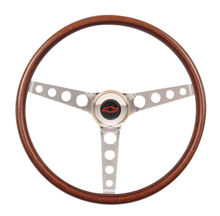 (image for) GT3 CLASSIC STEERING WHEEL - WALNUT COLOR WOOD GRIP - 15" - Click Image to Close