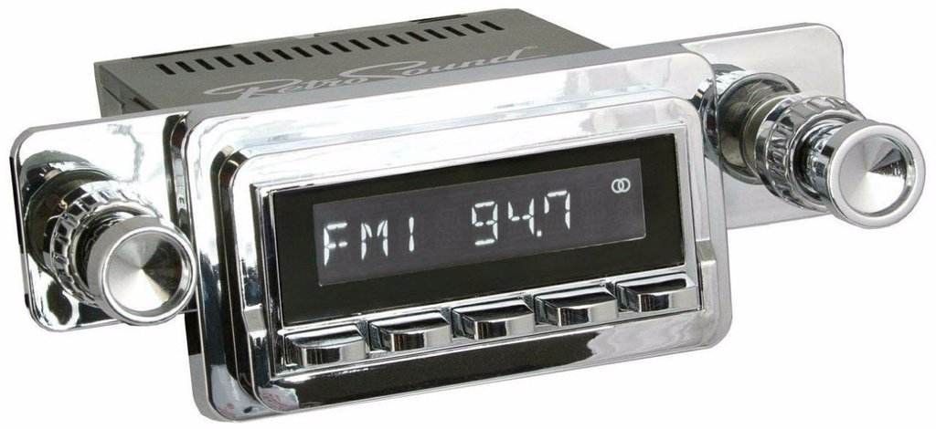 (image for) 65-66 HERMOSA RADIO - CHROME FACE AND KNOBS - Click Image to Close