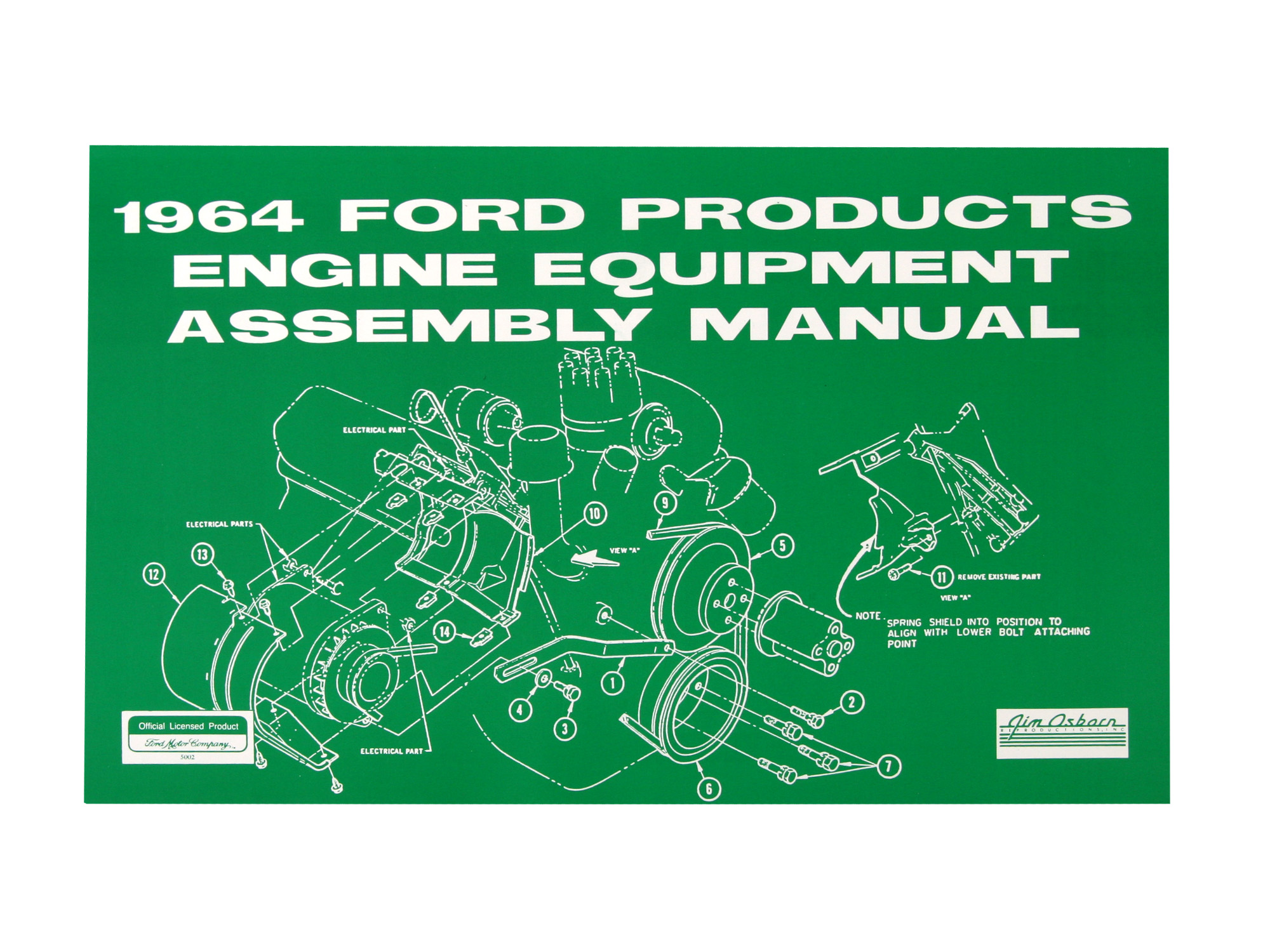 (image for) 1964 FORD PRODUCTS ENGINE EQUIPMENT ASSEMBLEY MANUAL - Click Image to Close