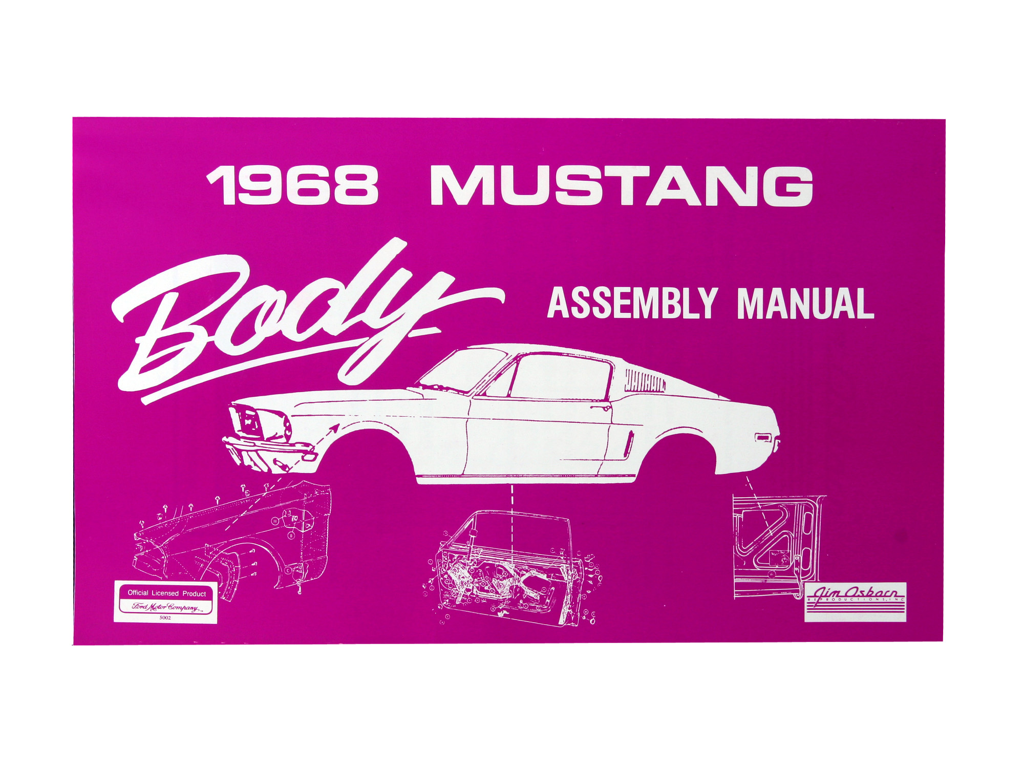 (image for) 1968 BODY ASSEMBLY MANUAL - Click Image to Close