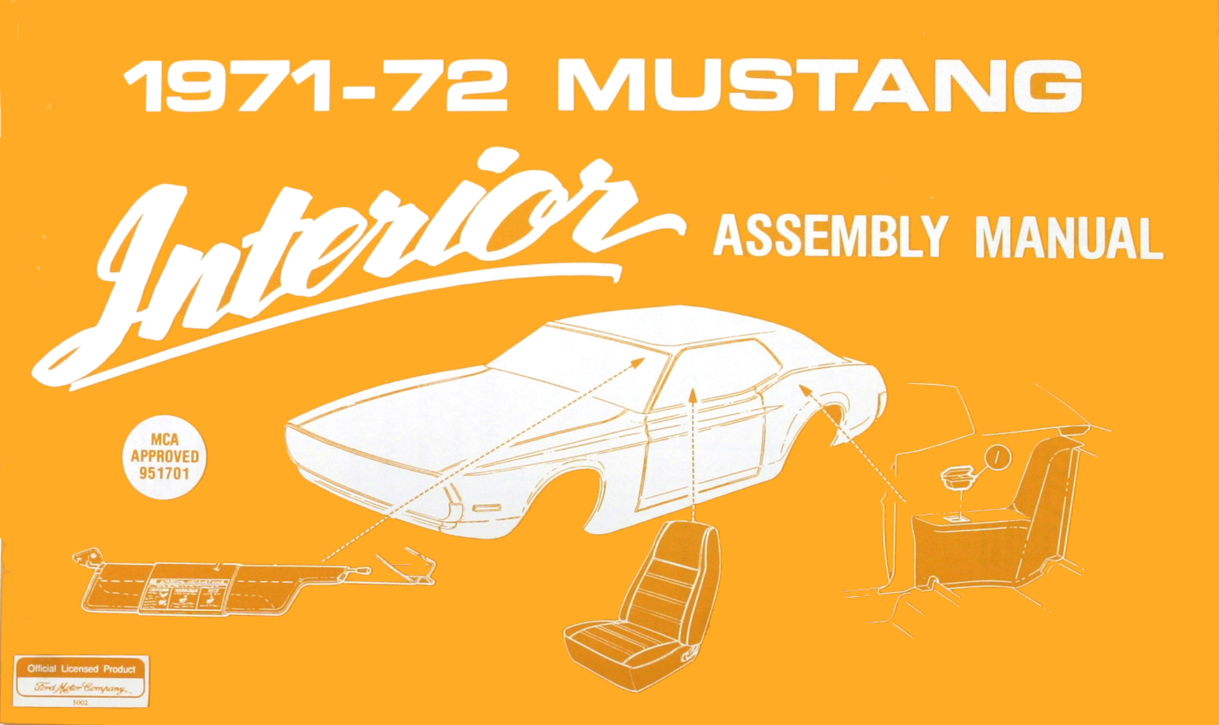 (image for) 71-72 INTERIOR ASSEMBLY MANUAL - Click Image to Close
