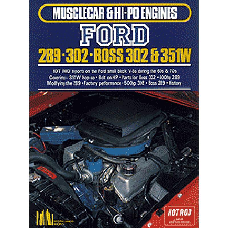 (image for) BOOK FORD 289/302 MUSCLECAR & HI-PO ENGINES - Click Image to Close