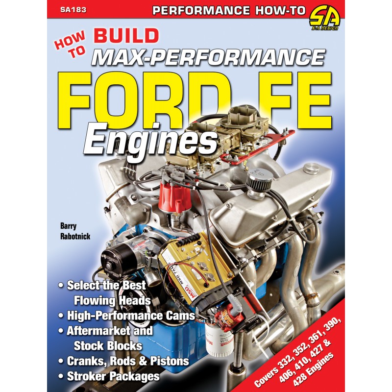 (image for) BOOK HOW TO BUILD MAX-PERFORMANCE FORD FE ENGINES - Click Image to Close