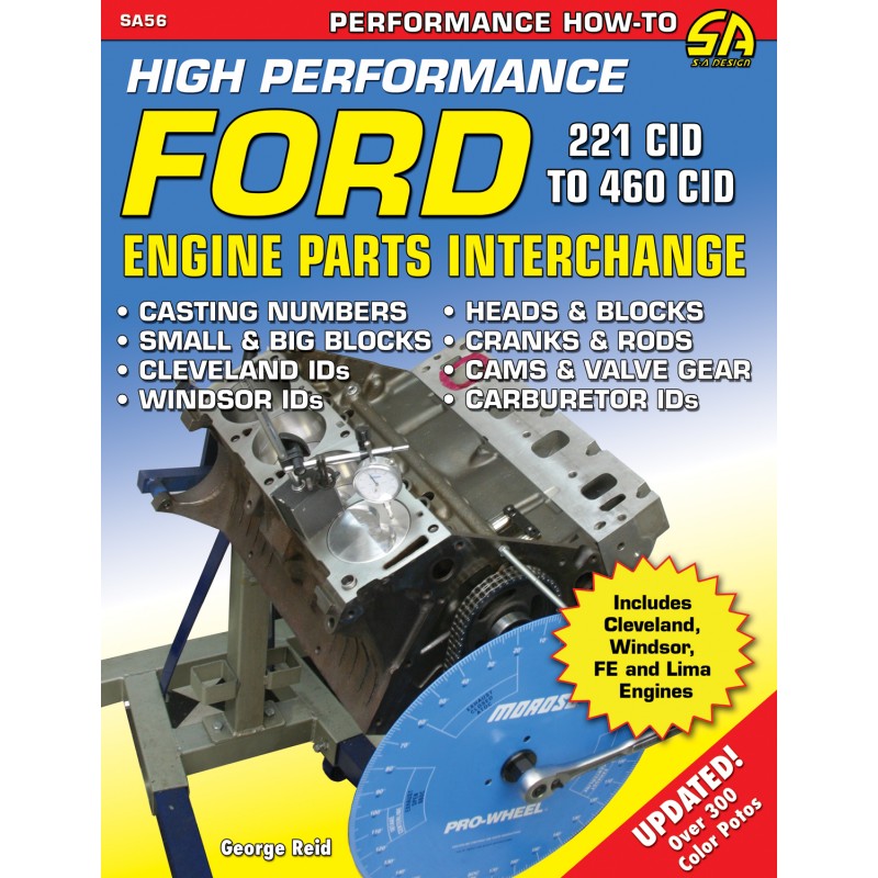 (image for) BOOK HIGH-PERFORMANCE FORD ENGINE PARTS INTERCHANGE - Click Image to Close