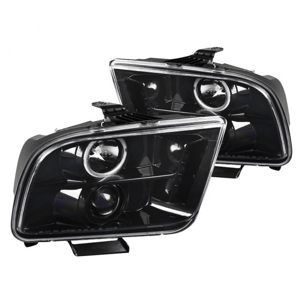 (image for) 05-09 GLOSSY BLACK PROJECTOR HEADLIGHTS - Click Image to Close