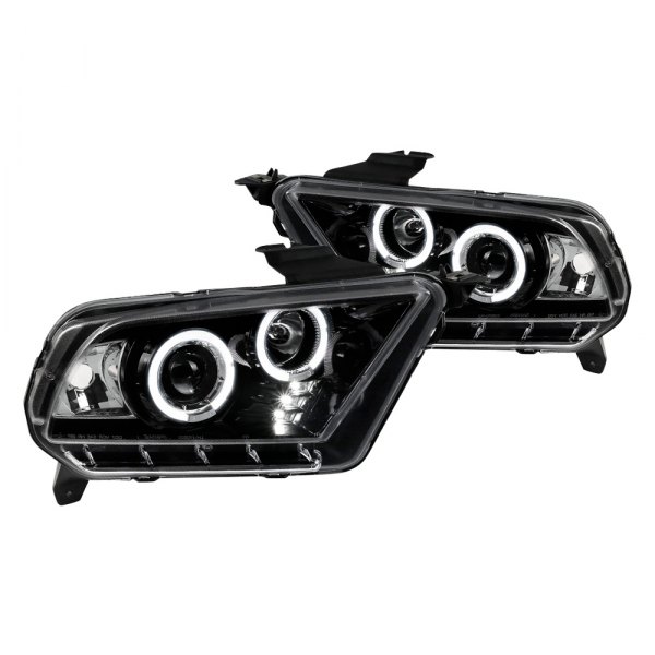 (image for) 10-13 GLOSSY BLACK PROJECTOR HEADLIGHTS