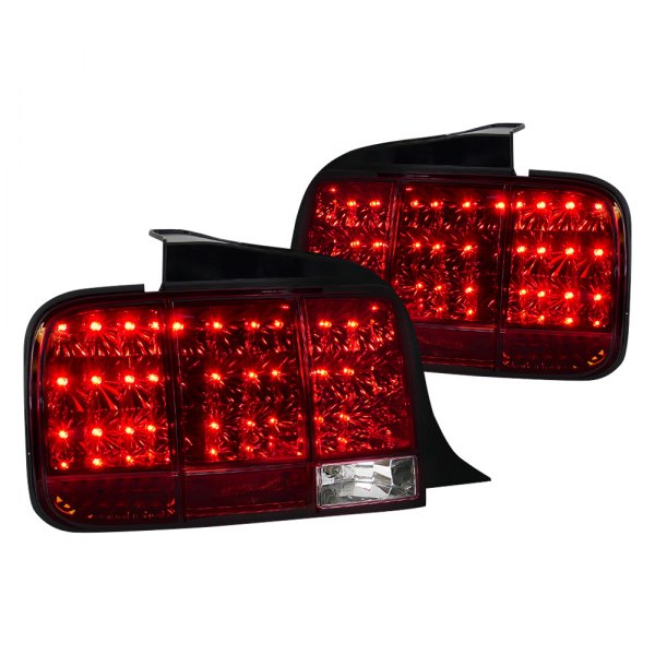 (image for) 05-09 SEQUENTIAL LED TAIL LIGHT - RED/CHROME - Click Image to Close