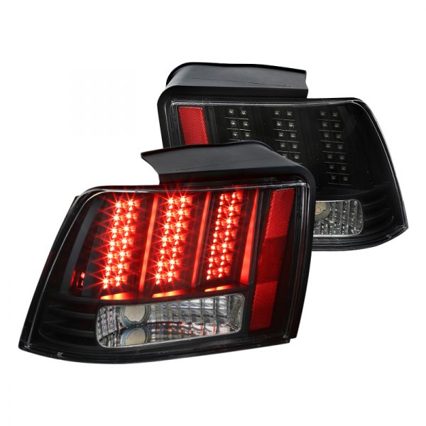 (image for) 99-04 SEQUENTIAL LED TAIL LIGHTS - BLACK - Click Image to Close