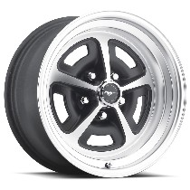 (image for) 15 X 7 MAG 500 FORD WHEEL - SATIN BLACK - Click Image to Close