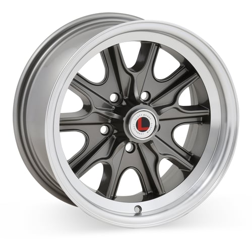 (image for) 15X7 "HB5" ALLOY WHEEL, 5 LUG, CHARCOAL - Click Image to Close