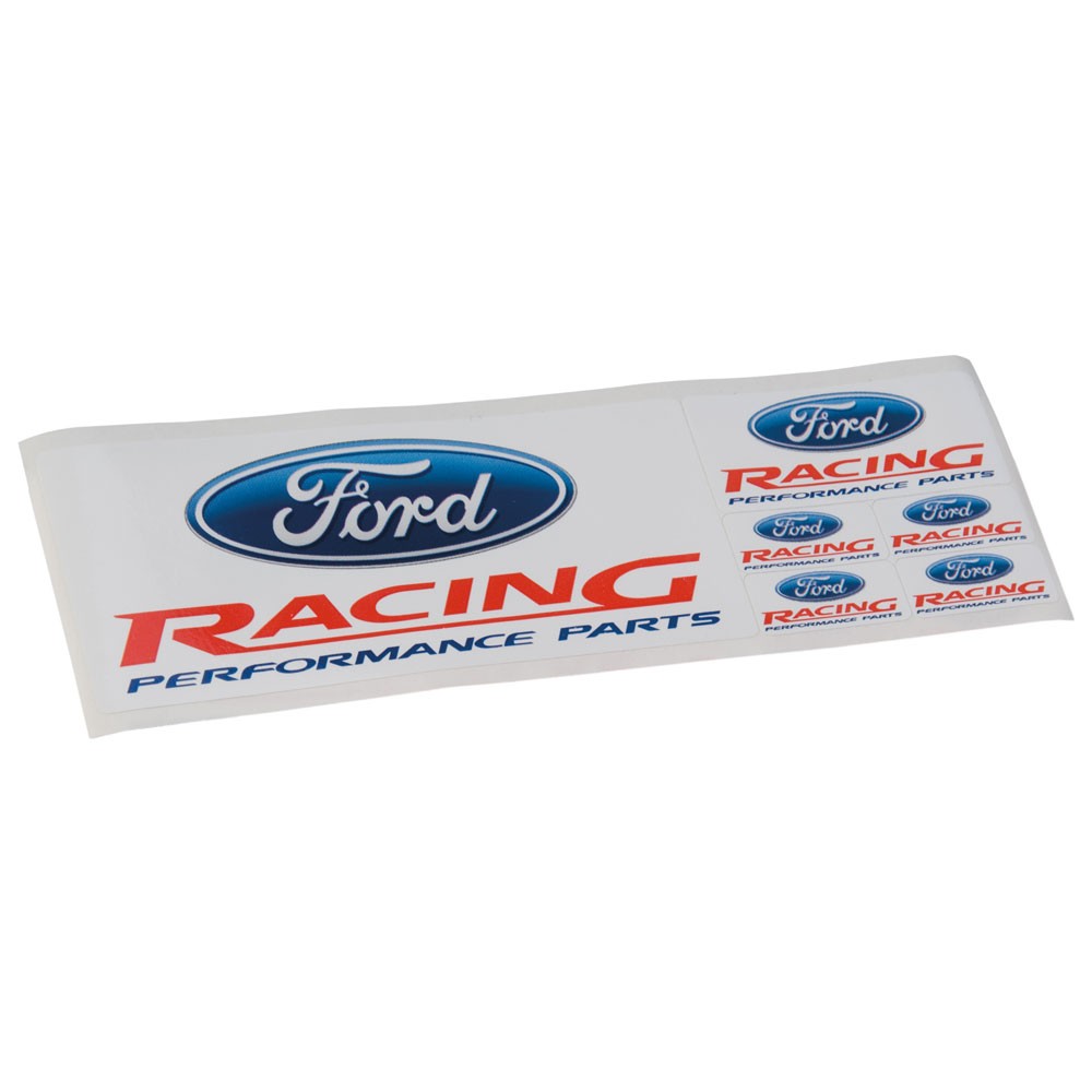 (image for) FORD RACING DECAL SHEET - 6" X 1-3/4" - Click Image to Close