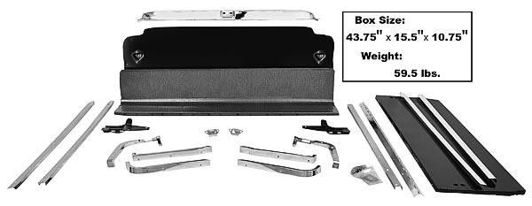 (image for) 67-70 FASTBACK FOLD DOWN SEAT ASSEMBLY