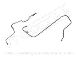 (image for) 64 260 PUMP TO CARB FUEL LINE - STAINLESS STEAL - Click Image to Close