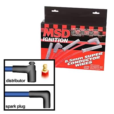 (image for) SPARK PLUG WIRES 8.5MM - UNASSEMBLED - UNIVERSAL - Click Image to Close