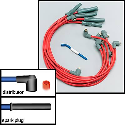 (image for) MSD 8.5MM SUPER CONDUCTOR SPARK PLUG WIRE SET - Click Image to Close