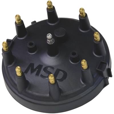 (image for) 84-95 5.0L 302 MSD EXTRA DUTY DISTRIBUTOR CAP - BLACK - Click Image to Close