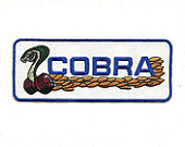 (image for) FORD COBRA PATCH 5" X 2" - Click Image to Close