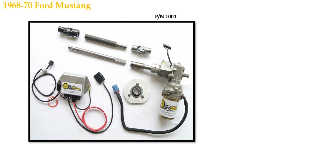 (image for) 68-70 MUSTANG ELECTRIC STEERING KIT - Click Image to Close