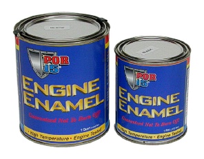 (image for) POR15 ENGINE ENAMEL - PT - BLACK - Click Image to Close