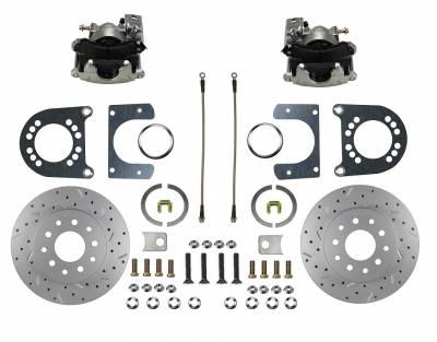 (image for) 8", 9" SMALL BEARING DISC BRAKES - WITH DRILLED & SLOTTED ROTOR - Click Image to Close