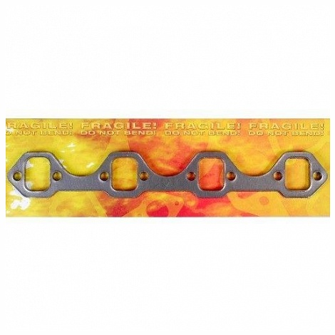 (image for) EXHAUST MANIFOLD GASKET - 289 302 351W - SQUARE PORTS (1 1/8" - Click Image to Close