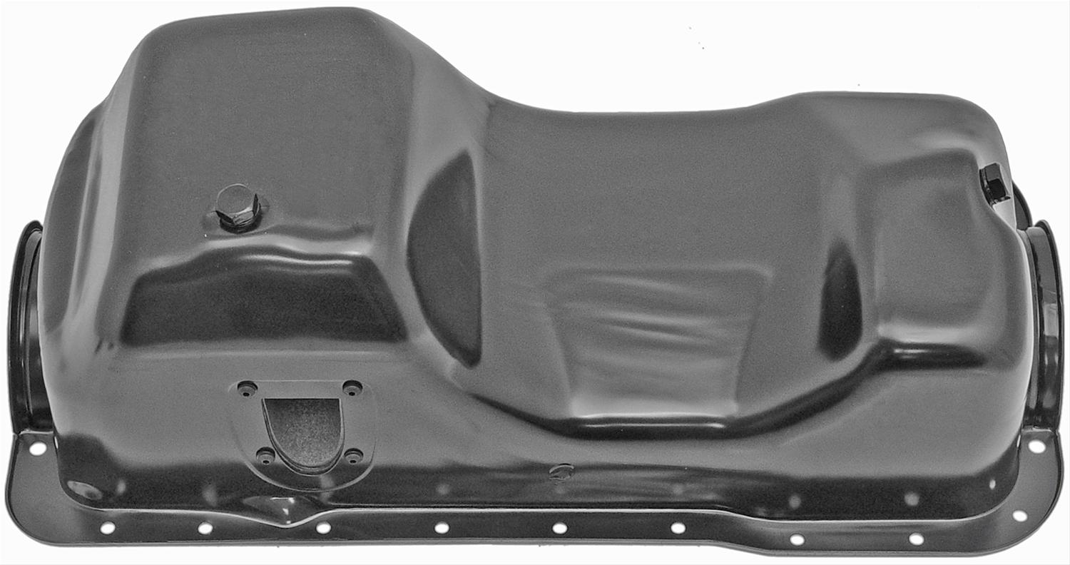 (image for) 78-79 FORD 302 OIL PAN WITH OIL DIP STICK IN PAN - Click Image to Close