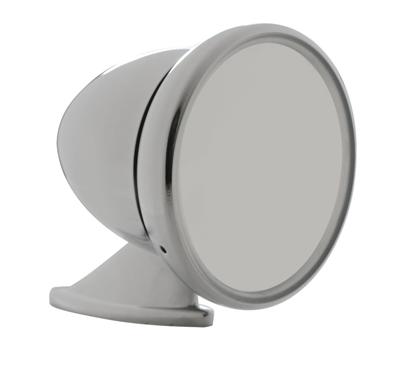 (image for) GT RACING BULLIT-STYLE MIRROR, CHROME - Click Image to Close