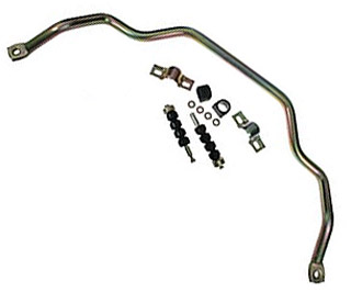 (image for) 65-66 1" FRONT SWAY BAR WITH POLYURETHANE BUSHINGS - Click Image to Close