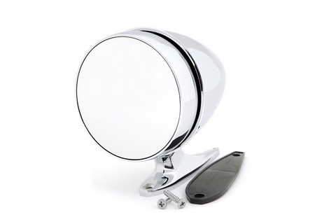 (image for) 65-68 RH LONG BASE SHELBY BULLET MIRROR - CONVEX - Click Image to Close