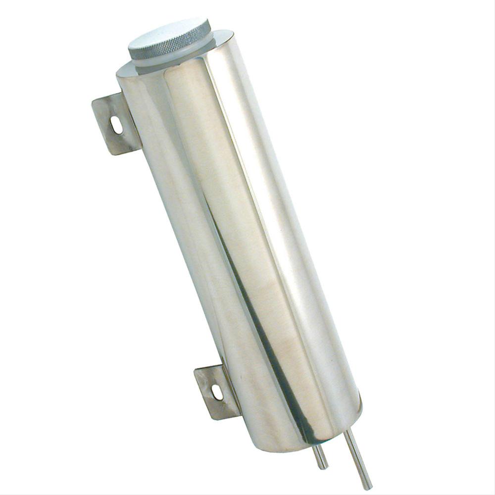 (image for) RADIATOR OVERFLOW TANK - STAINLESS - CYLINDER - 10 X 3" - Click Image to Close