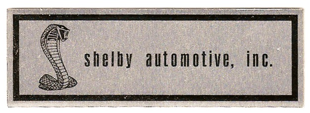 (image for) 68-70 SHELBY SCUFF PLATE DECAL - Click Image to Close