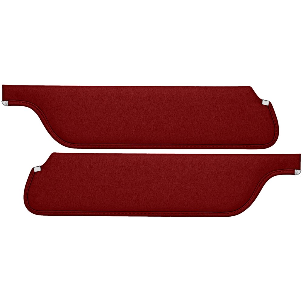 (image for) SUN VISORS 65 COUPE/FASTBACK RED - TMI