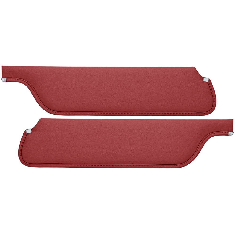 (image for) SUN VISORS 64-65 CONVERTIBLE RED - TMI - Click Image to Close