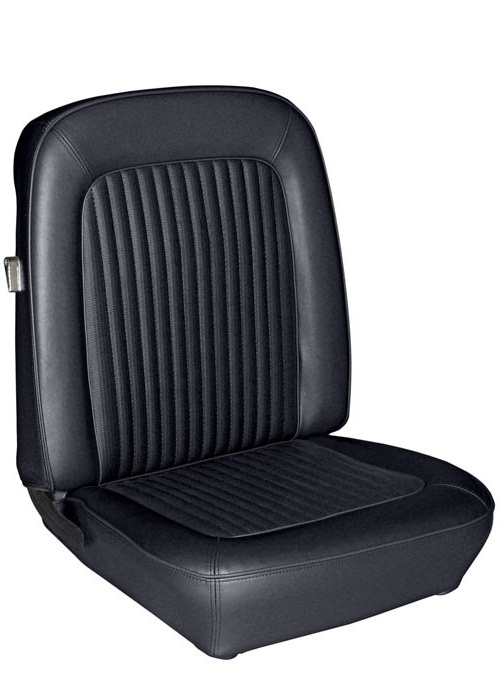 (image for) UPHOLSTERY 68 STANDARD / DELUXE FRONT ONLY BLACK - TMI