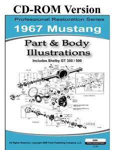 (image for) 67 MUSTANG PARTS & BODY ILLUSTRATIONS - Click Image to Close